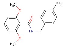 2,6-dimethoxy-N-(4-methylbenzyl)benzamide