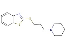 2-{[3-(1-piperidinyl)propyl]thio}-1,3-benzothiazole diethanedioate