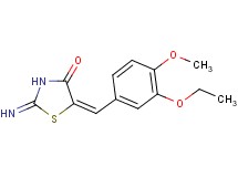 5-(3-ethoxy-4-methoxybenzylidene)-2-imino-1,3-thiazolidin-4-one