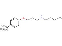 N-[3-(4-tert-butylphenoxy)propyl]-1-butanamine
