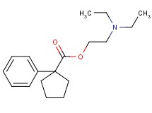 2-(diethylamino)ethyl 1-phenylcyclopentanecarboxylate hydrochloride