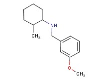 (3-methoxybenzyl)(2-methylcyclohexyl)amine