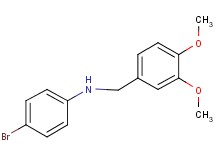(4-bromophenyl)(3,4-dimethoxybenzyl)amine