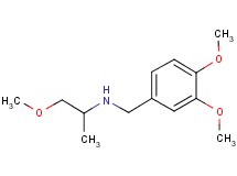 (3,4-dimethoxybenzyl)(2-methoxy-1-methylethyl)amine