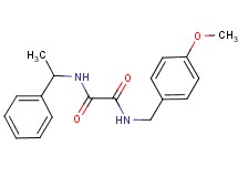 N-(4-methoxybenzyl)-N'-(1-phenylethyl)ethanediamide