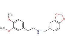 (1,3-benzodioxol-5-ylmethyl)[2-(3,4-dimethoxyphenyl)ethyl]amine