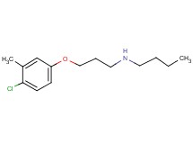 N-[3-(4-chloro-3-methylphenoxy)propyl]-1-butanamine