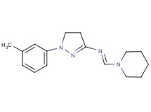 1-(3-methylphenyl)-N-(1-piperidinylmethylene)-4,5-dihydro-1H-pyrazol-3-amine