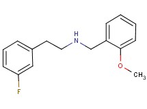 2-(3-fluorophenyl)-N-(2-methoxybenzyl)ethanamine