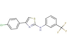 4-(4-chlorophenyl)-N-[3-(trifluoromethyl)phenyl]-1,3-thiazol-2-amine