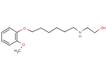 2-{[6-(2-methoxyphenoxy)hexyl]amino}ethanol