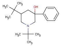 1,5-di-tert-butyl-3-phenyl-3-piperidinol hydrochloride