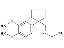 N-{[1-(3,4-dimethoxyphenyl)cyclopentyl]methyl}ethanamine hydrochloride