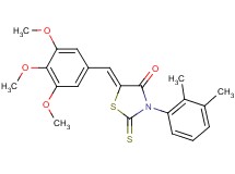 3-(2,3-dimethylphenyl)-2-thioxo-5-(3,4,5-trimethoxybenzylidene)-1,3-thiazolidin-4-one