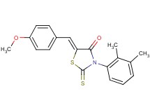3-(2,3-dimethylphenyl)-5-(4-methoxybenzylidene)-2-thioxo-1,3-thiazolidin-4-one