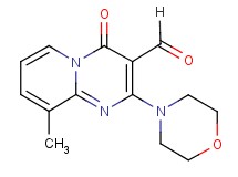9-methyl-2-(4-morpholinyl)-4-oxo-4H-pyrido[1,2-a]pyrimidine-3-carbaldehyde