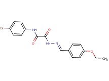 N-(4-bromophenyl)-2-[2-(4-ethoxybenzylidene)hydrazino]-2-oxoacetamide
