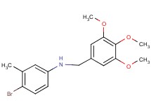 (4-bromo-3-methylphenyl)(3,4,5-trimethoxybenzyl)amine