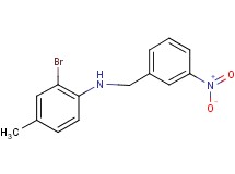 (2-bromo-4-methylphenyl)(3-nitrobenzyl)amine