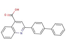 2-(4-biphenylyl)-4-quinolinecarboxylic acid