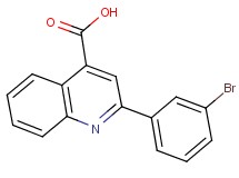 2-(3-bromophenyl)-4-quinolinecarboxylic acid