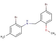 (5-bromo-2-methoxybenzyl)(2-bromo-4-methylphenyl)amine