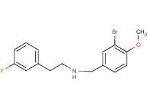 (3-bromo-4-methoxybenzyl)[2-(3-fluorophenyl)ethyl]amine