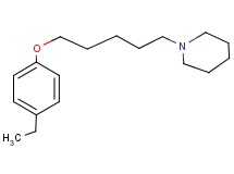 1-[5-(4-ethylphenoxy)pentyl]piperidine