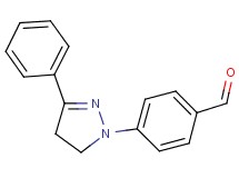 4-(3-phenyl-4,5-dihydro-1H-pyrazol-1-yl)benzaldehyde