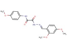 2-[2-(2,4-dimethoxybenzylidene)hydrazino]-N-(4-methoxyphenyl)-2-oxoacetamide