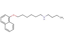 N-butyl-6-(1-naphthyloxy)-1-hexanamine