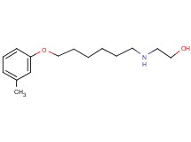 2-{[6-(3-methylphenoxy)hexyl]amino}ethanol