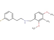 (2,4-dimethoxy-3-methylbenzyl)[2-(3-fluorophenyl)ethyl]amine