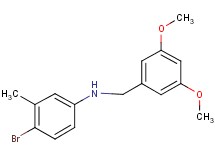 (4-bromo-3-methylphenyl)(3,5-dimethoxybenzyl)amine