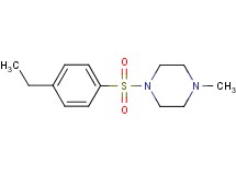 1-[(4-ethylphenyl)sulfonyl]-4-methylpiperazine