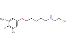 2-{[5-(4-chloro-3,5-dimethylphenoxy)pentyl]amino}ethanol