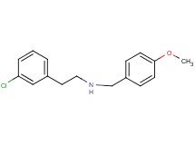 2-(3-chlorophenyl)-N-(4-methoxybenzyl)ethanamine