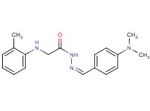 N'-[4-(dimethylamino)benzylidene]-2-[(2-methylphenyl)amino]acetohydrazide