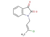 1-(3-chloro-2-buten-1-yl)-1H-indole-2,3-dione