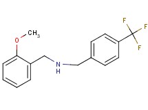 (2-methoxybenzyl)[4-(trifluoromethyl)benzyl]amine