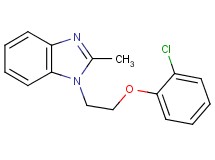 1-[2-(2-chlorophenoxy)ethyl]-2-methyl-1H-benzimidazole