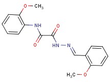 2-[2-(2-methoxybenzylidene)hydrazino]-N-(2-methoxyphenyl)-2-oxoacetamide