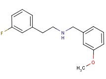 2-(3-fluorophenyl)-N-(3-methoxybenzyl)ethanamine