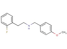 2-(2-fluorophenyl)-N-(4-methoxybenzyl)ethanamine