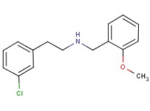 2-(3-chlorophenyl)-N-(2-methoxybenzyl)ethanamine