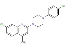7-chloro-2-[4-(4-chlorophenyl)-1-piperazinyl]-4-methylquinoline