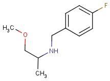(4-fluorobenzyl)(2-methoxy-1-methylethyl)amine