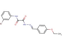 N-(3-bromophenyl)-2-[2-(4-ethoxybenzylidene)hydrazino]-2-oxoacetamide