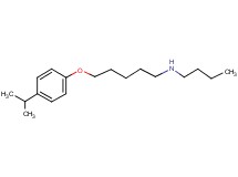 N-butyl-5-(4-isopropylphenoxy)-1-pentanamine