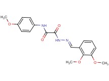 2-[2-(2,3-dimethoxybenzylidene)hydrazino]-N-(4-methoxyphenyl)-2-oxoacetamide